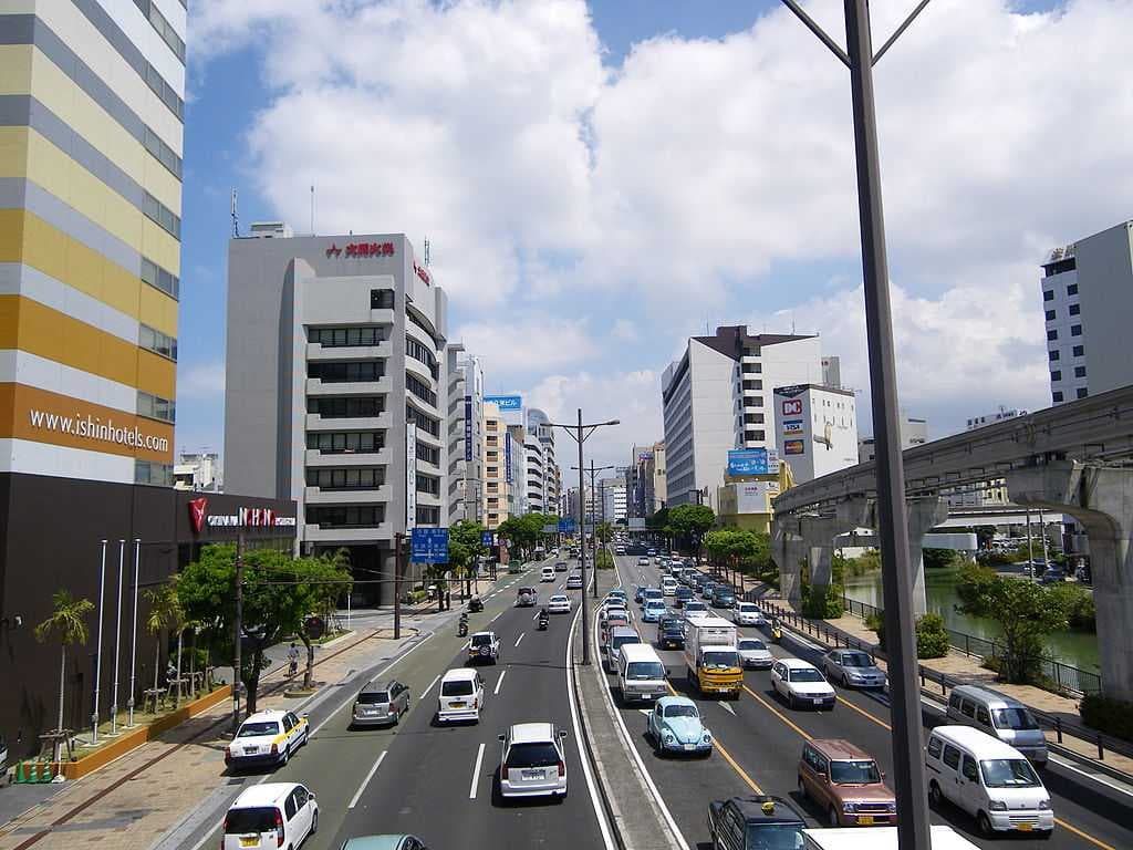 National Route 58 in Naha City