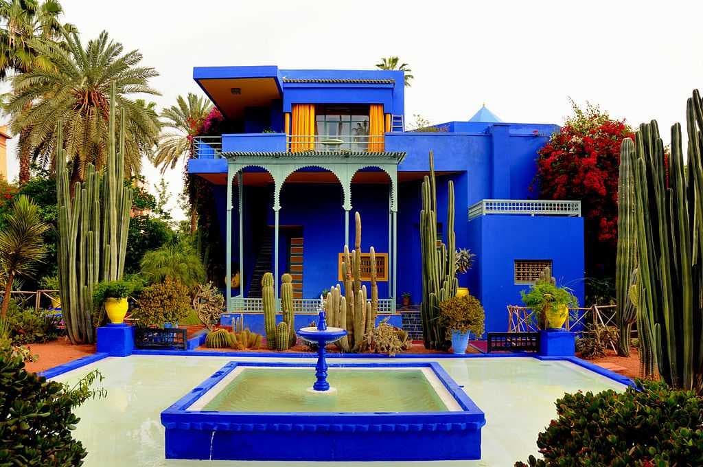 Jardin Majorelle-Yves Saint Laurent Mansion, Marrakech
