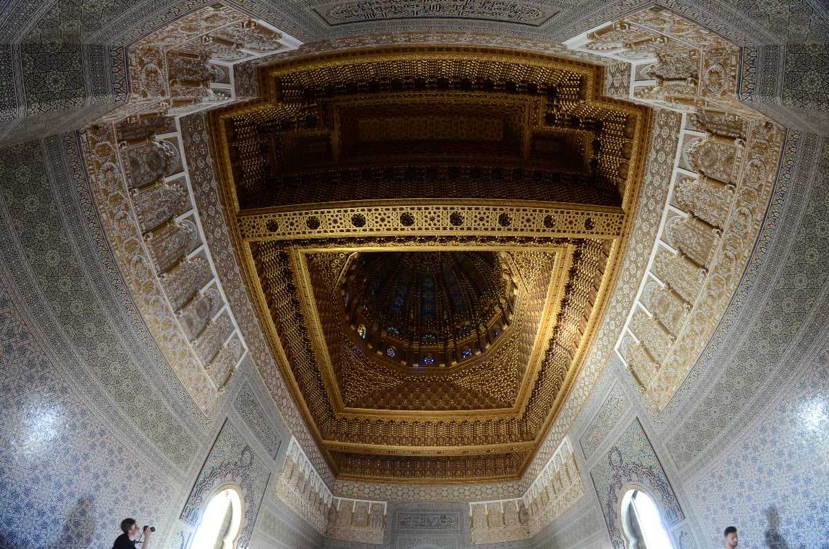 A picture of the Mausoleum of Mohammed V