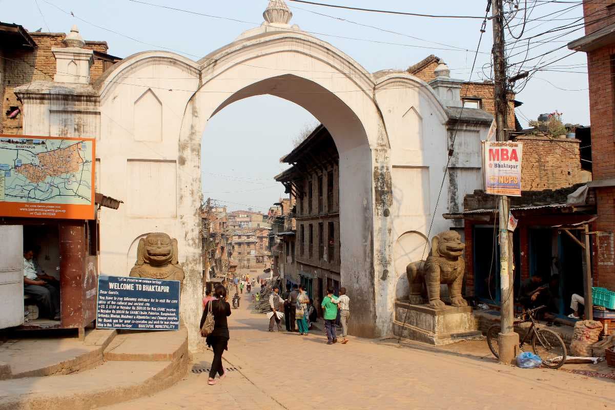 Lion Gate - Located in Bhaktapur Durbar Square
