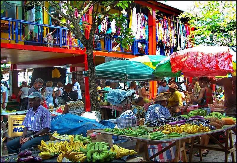 Local Market in Seychelles