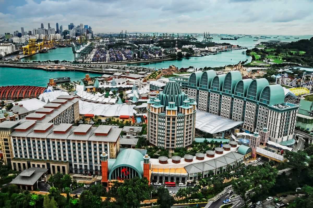 Sentosa Island, Located in the Central Region of Singapore