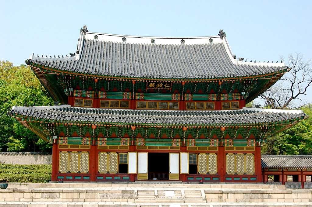 Changdeokgung, one of the five grand palaces of Korea, is a UNESCO World Heritage Site.