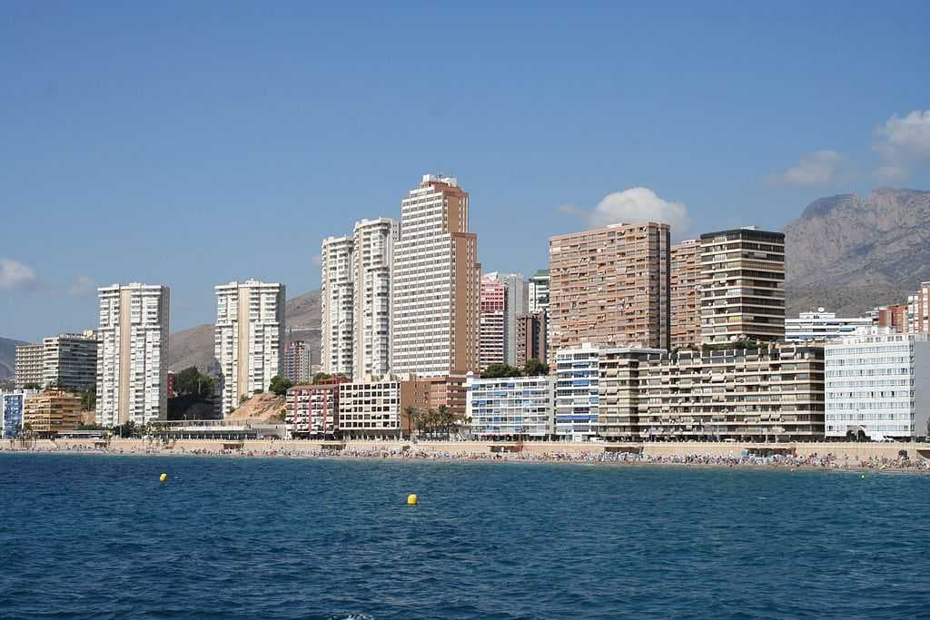 Poniente Beach in Benidorm