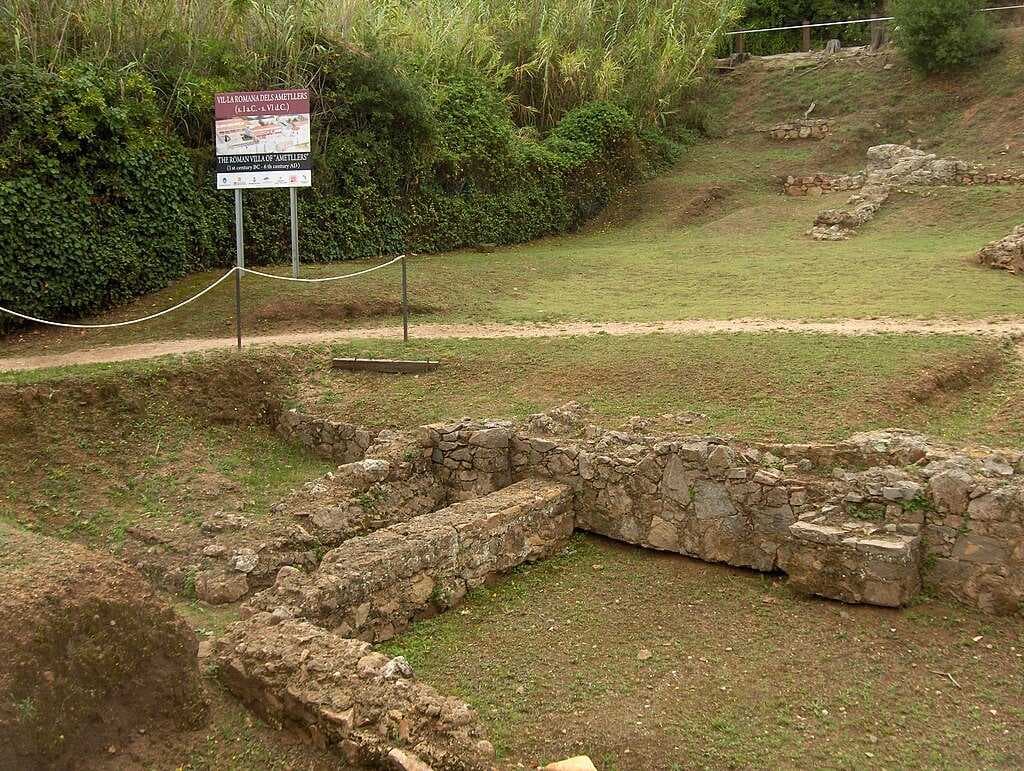 Remains of the Roman villa of the Ametllers