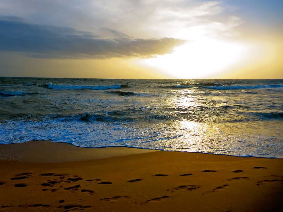 Sunset at Negombo Beach