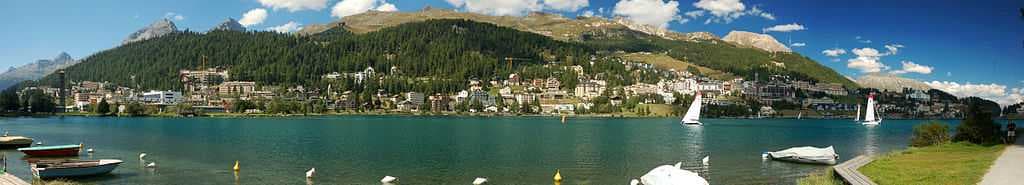 Sailing on Lake St. Moritz