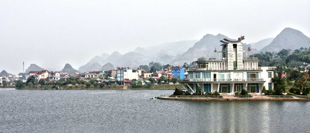 Man-Made Lake in Lai Chau City Centre
