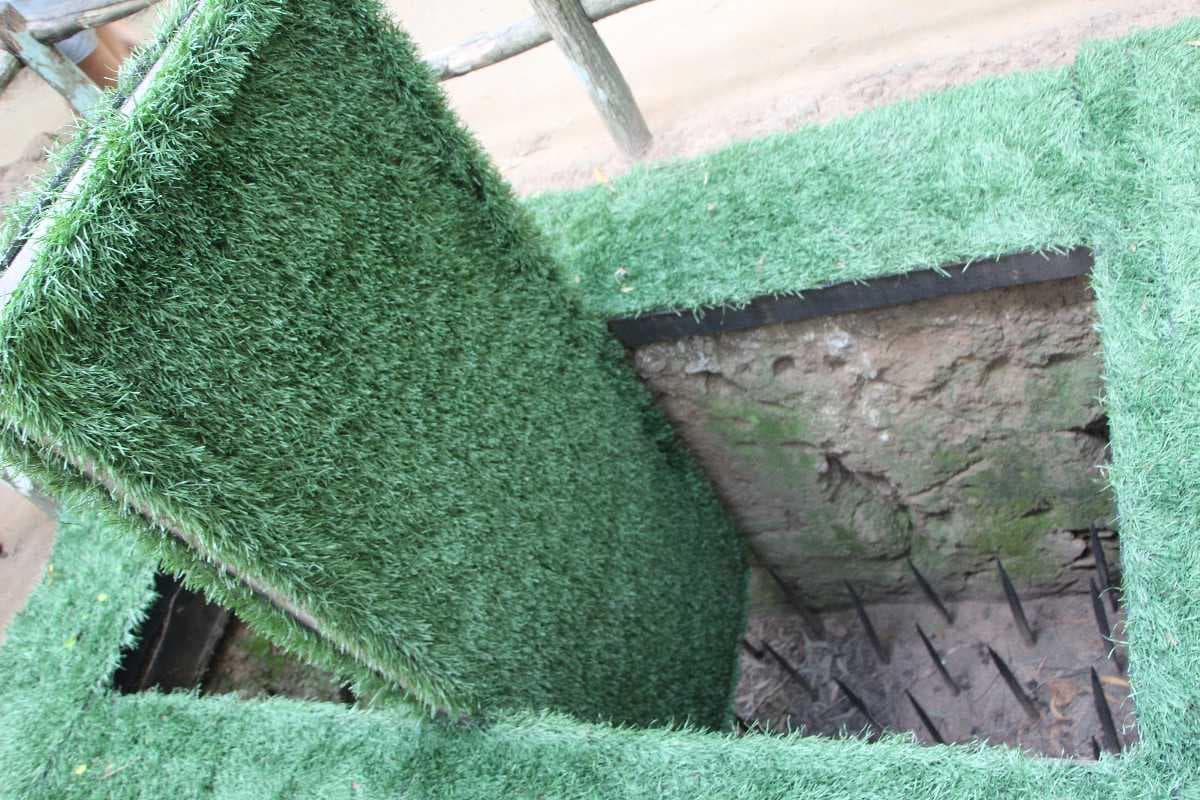 Booby Trap in Cu Chi Tunnel