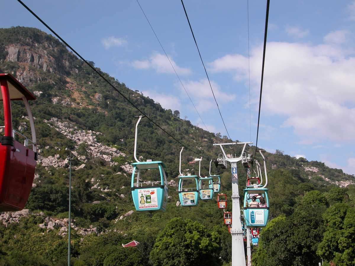 Cable Car Ropeway in Baden Mountain