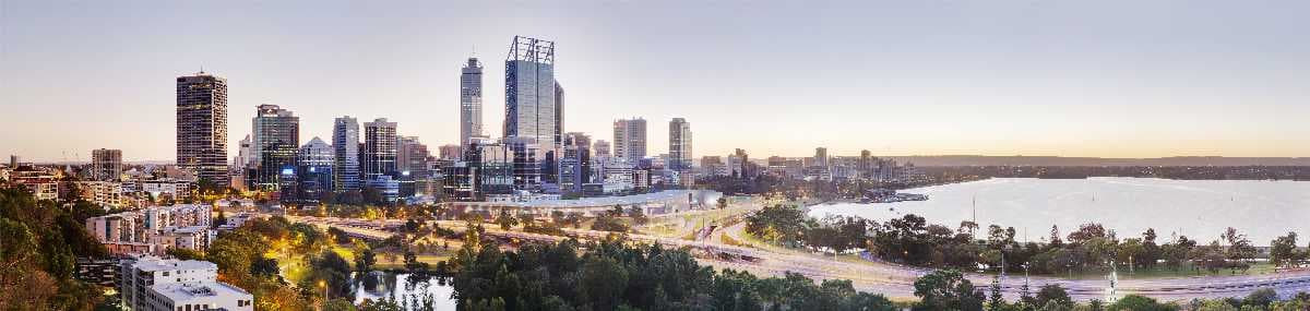 Panorama of Perth from Kings Park
