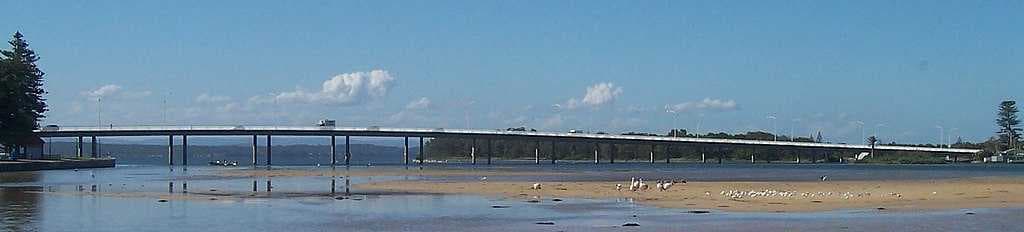 Panoramic view of The Entrance Bridge