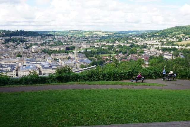 The serene view from this cliff park!