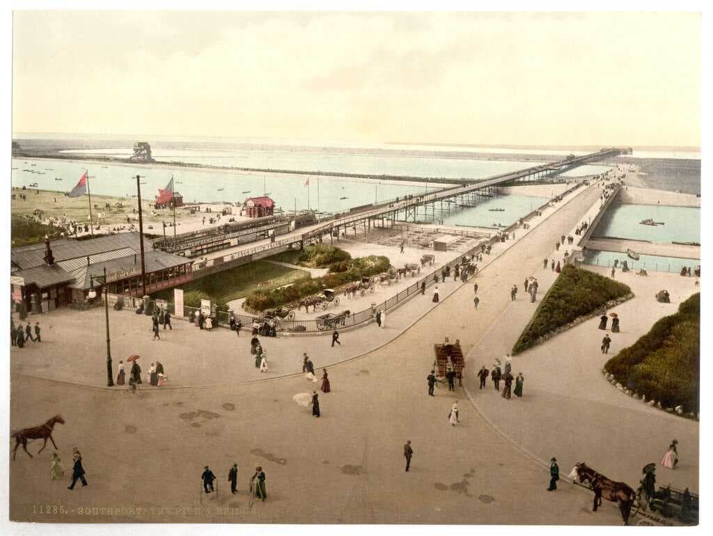 Southport pier, 1890s