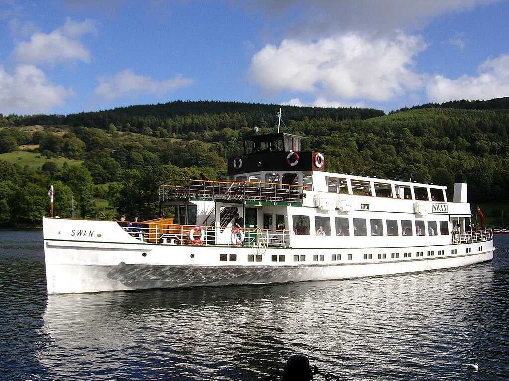 The MV Swan on Windermere