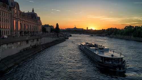 Cruise on Seine River travel image