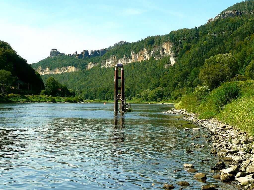 The Elbe in Schmilka