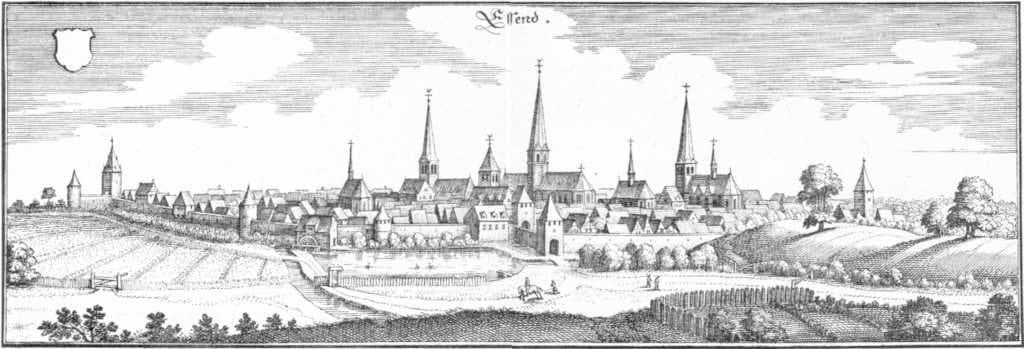 Essen on an engraving from 1647