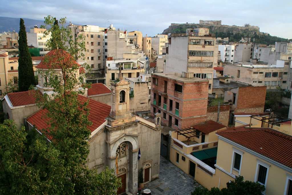Psiri Neighborhood in Athens