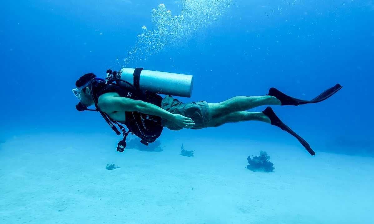 Scuba Diving in Santorini, Greece