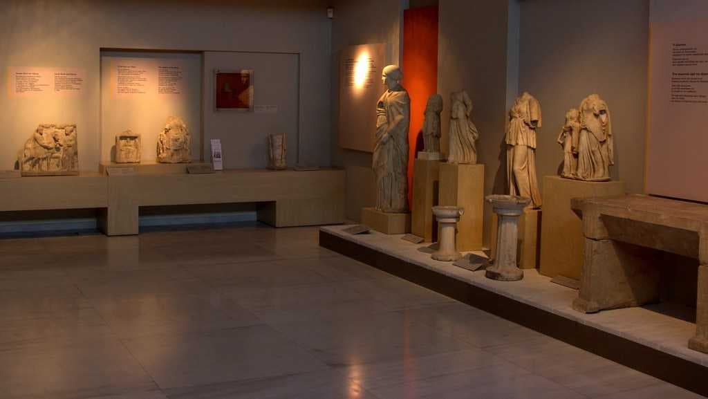Artefacts on display at Archaeological Museum of Thessaloniki