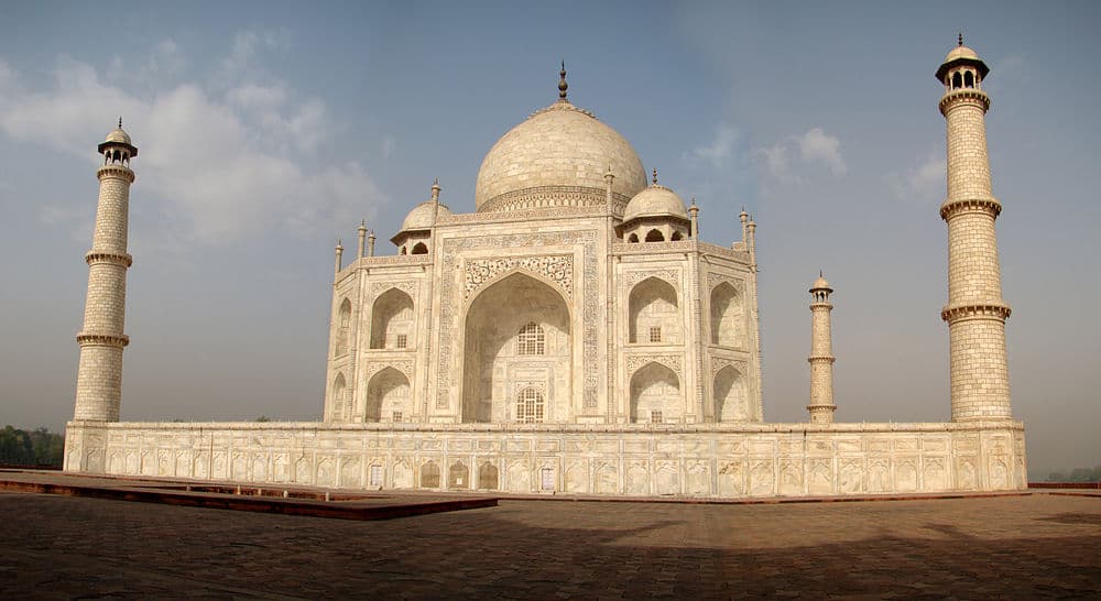 Eastern view of Taj Mahal in the morning