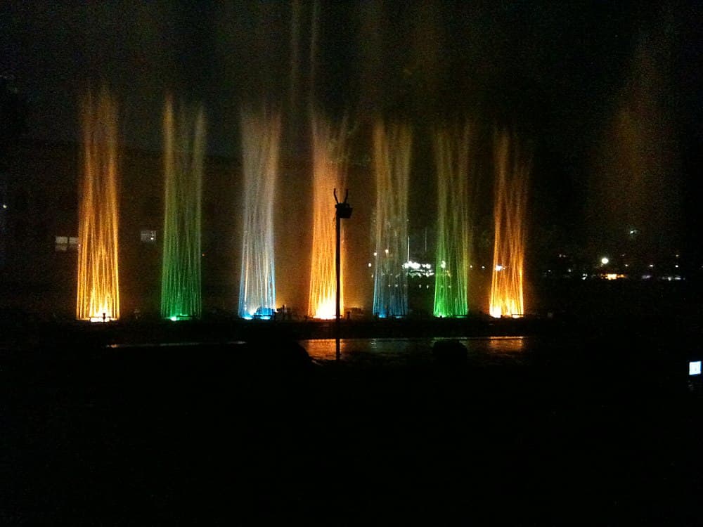 The light and water show