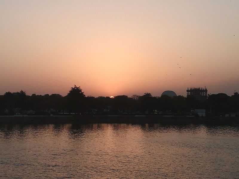 Sunset at Kankaria Lake