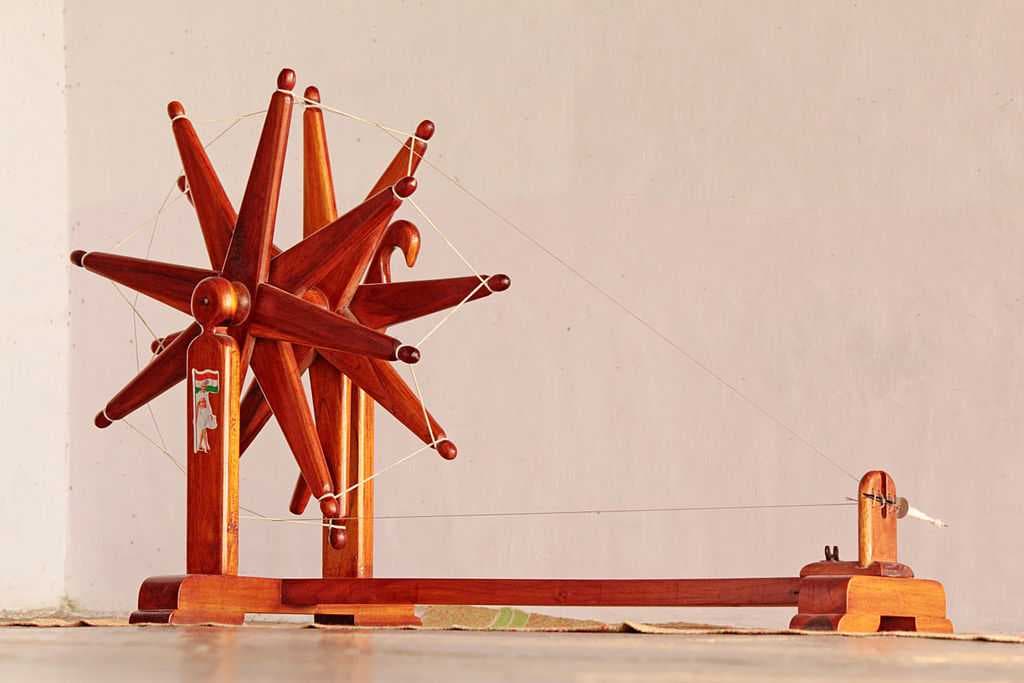 Mini Spinning Wheel - Also Called as Gandhiji's Charkha
