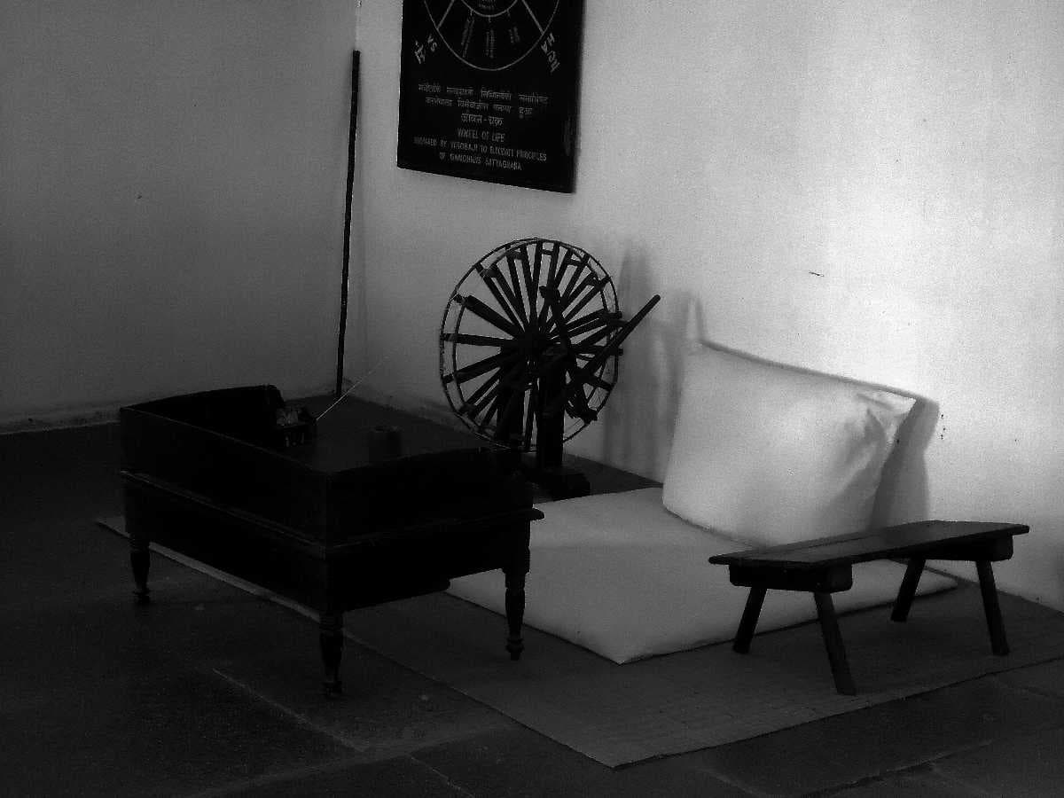 Gandhji Room in Sabarmati Ashram