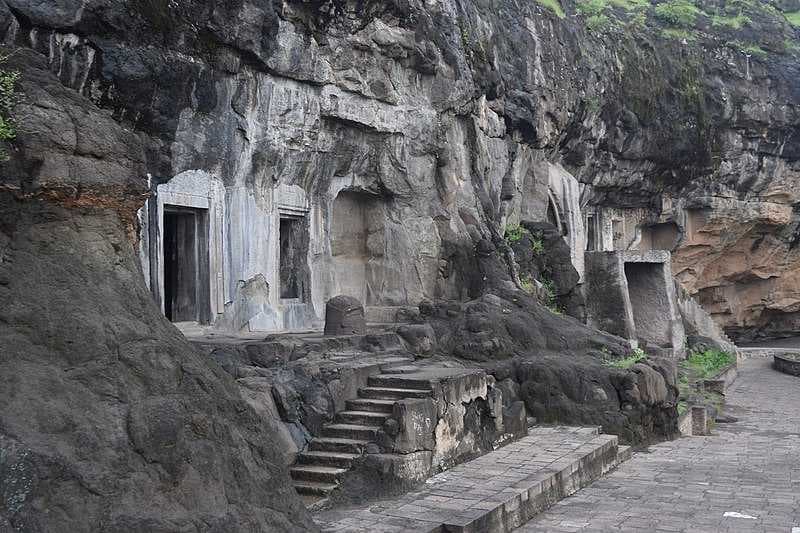 Side View Of the Aurangabad Caves
