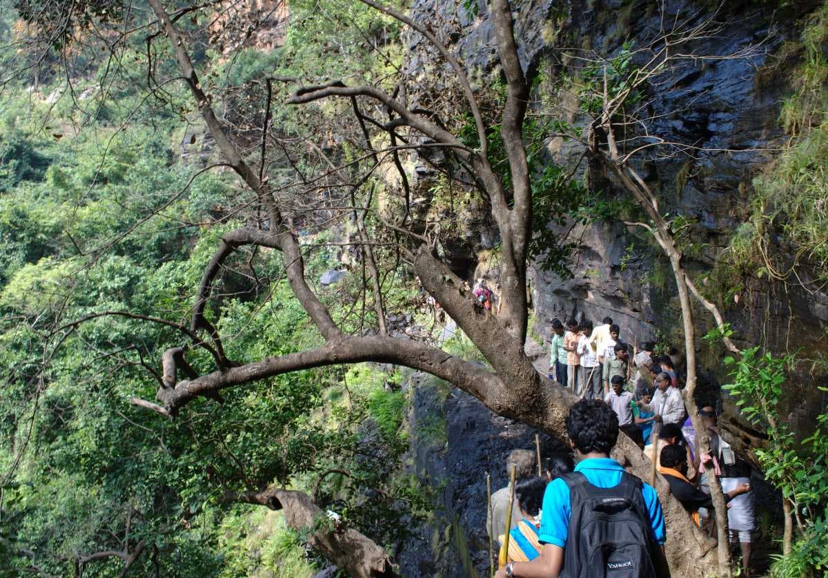 The Only Trekking Route to Reach Ugra Stambham at Ahobilam