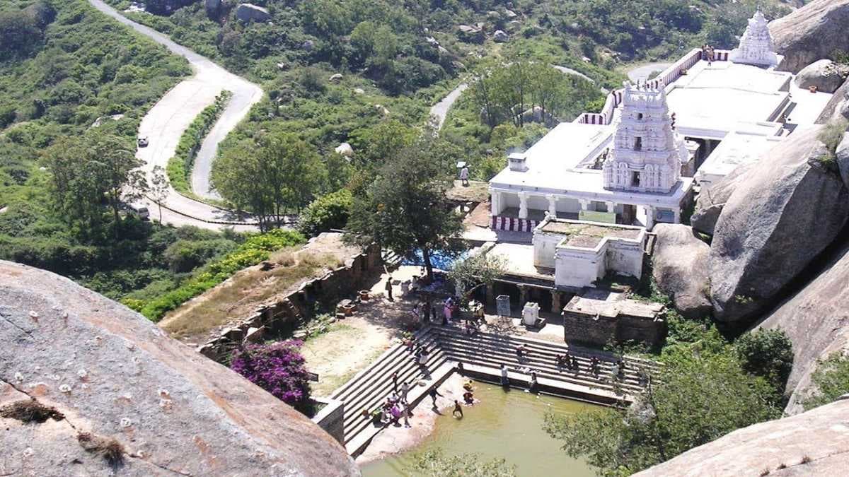 Aerial View of Nava Narasimha Kshetra, Ahobilam