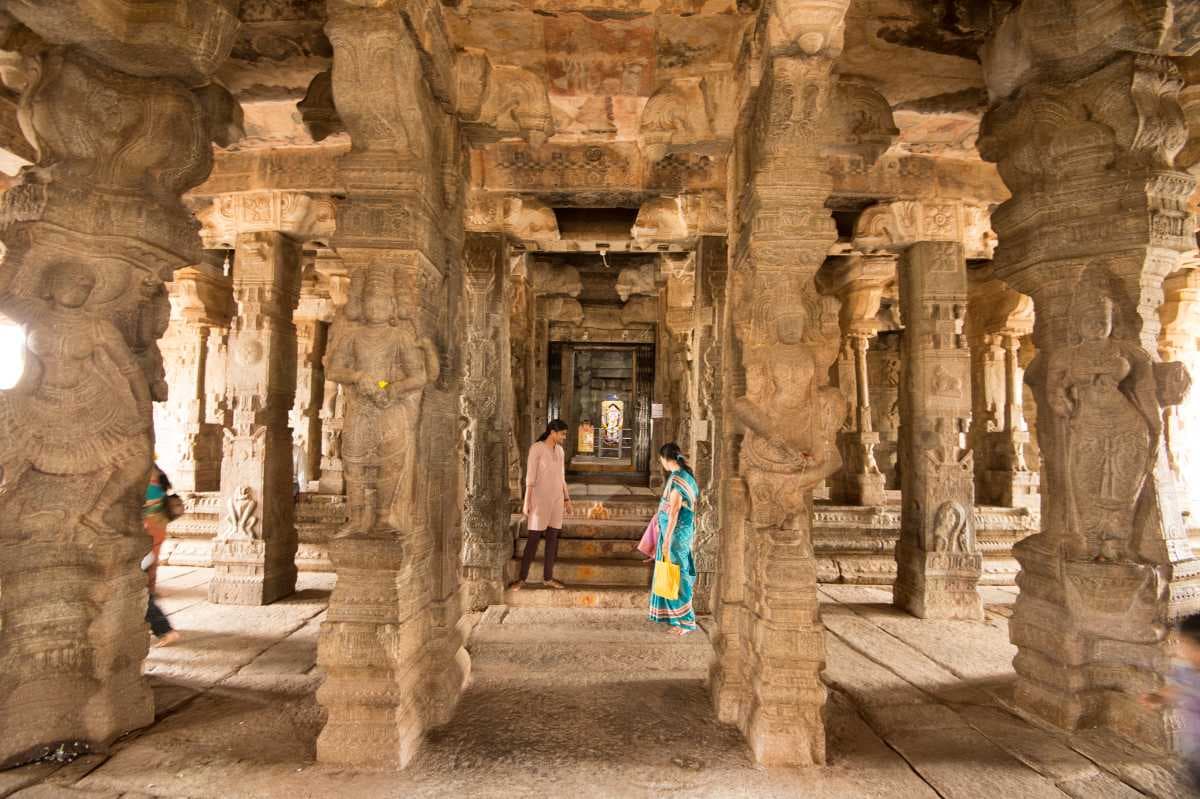 Main Hall Inside Veerabhadra Swamy Temple