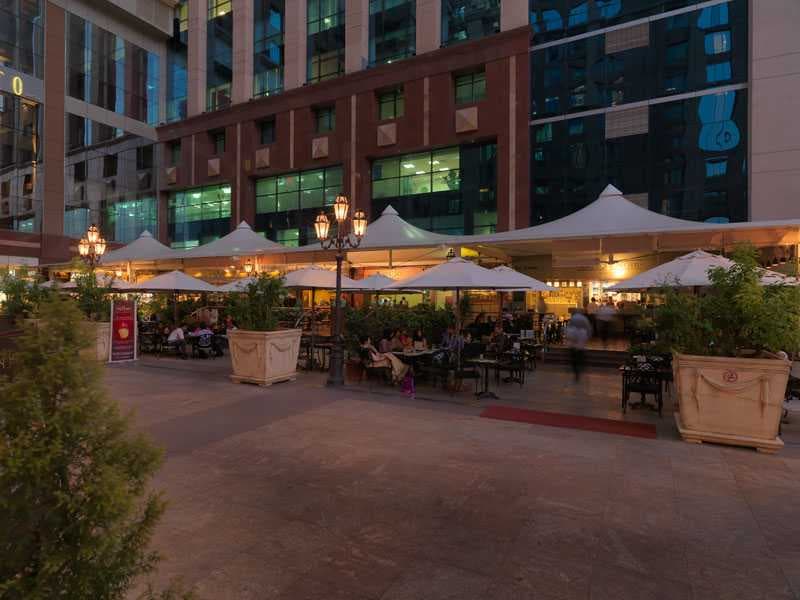 Restaurants and cafes at UB City Mall