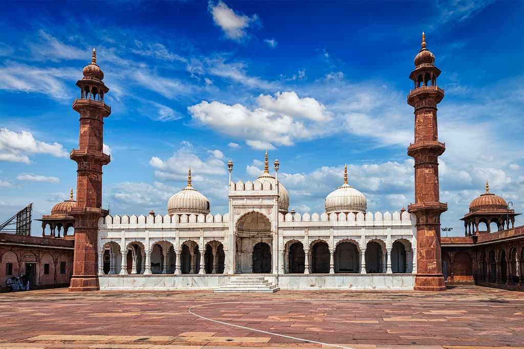 Moti Masjid, or Pearl Mosque in Bhopal