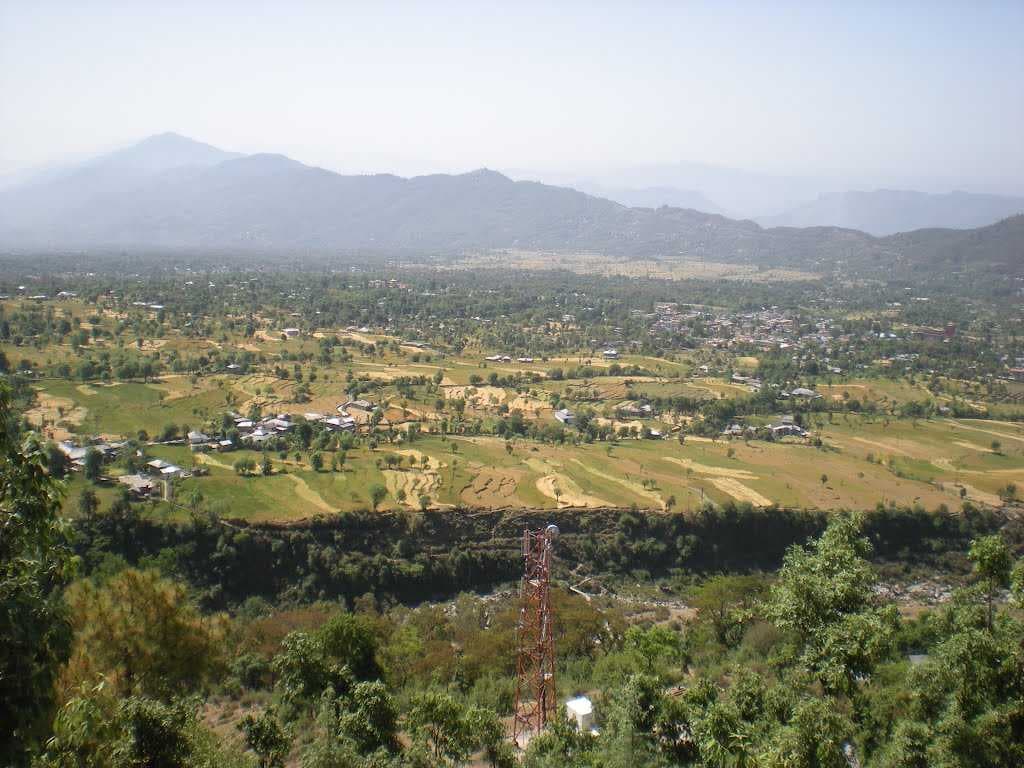 bir ropi (cultivation land) as viewed from bari village