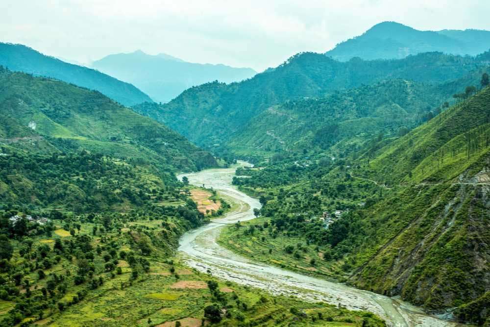 Splendid View of River in Lohaghat, Abbott Mount
