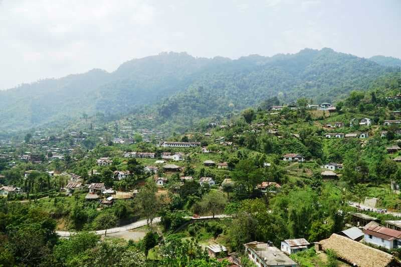 Picturesque View of Changlang Town
