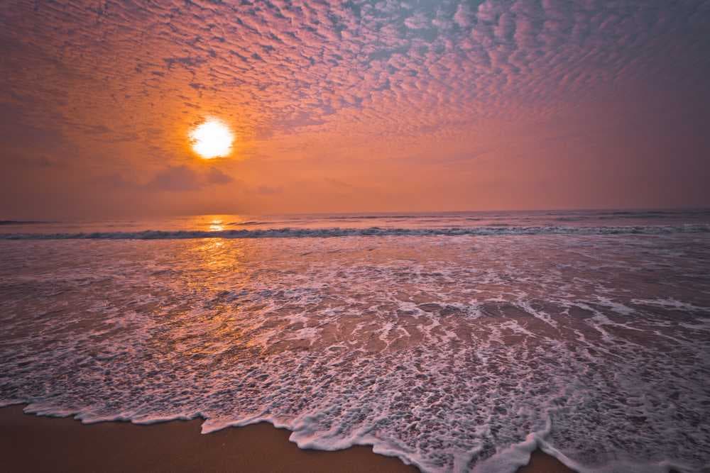 Picturesque Sunrise View at Akkarai Beach, Chennai