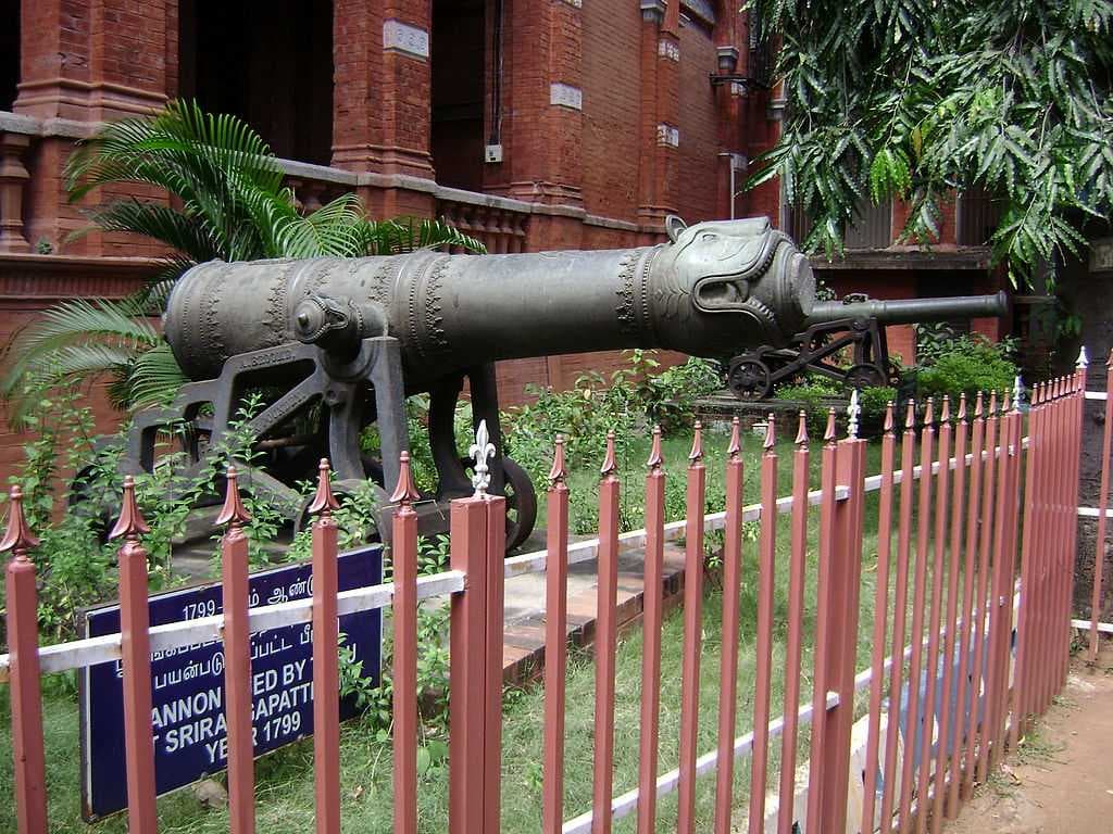 Canons at the museum complex