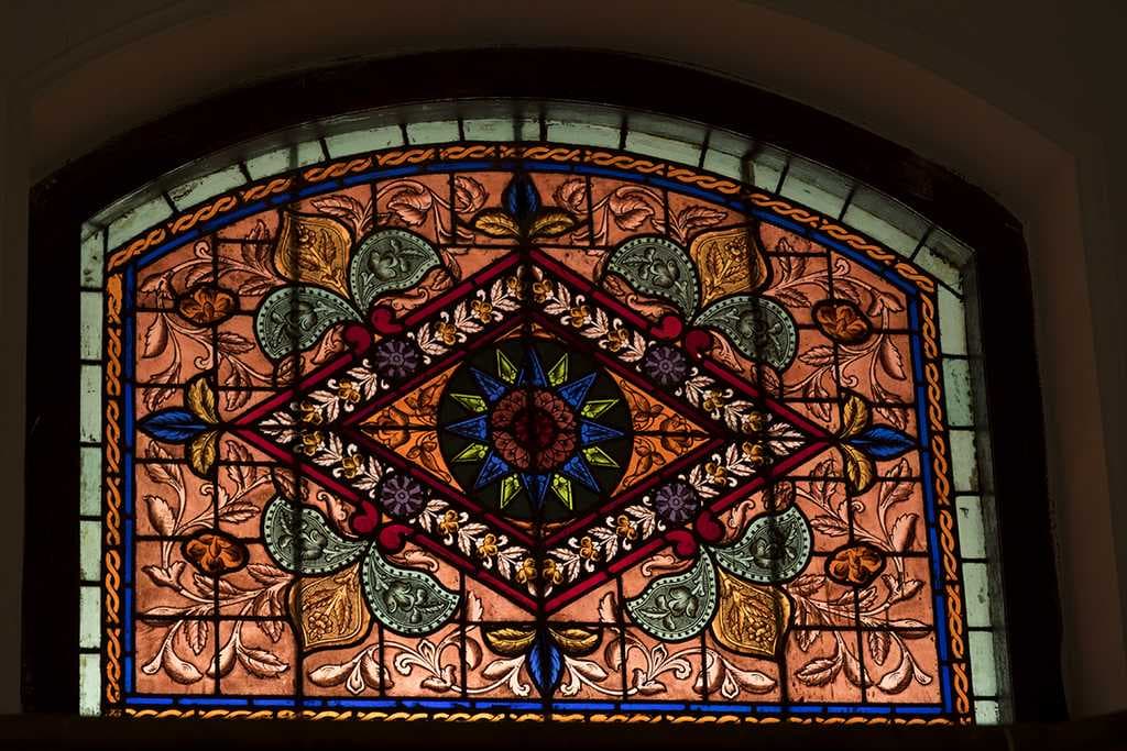 Window inside Government Museum, Chennai.