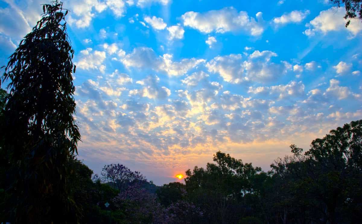Magnificent View of Sunrise in Horsley Hills