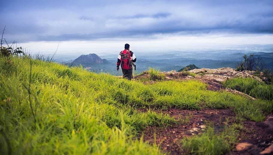 Trekking at NIshani Motte, Coorg