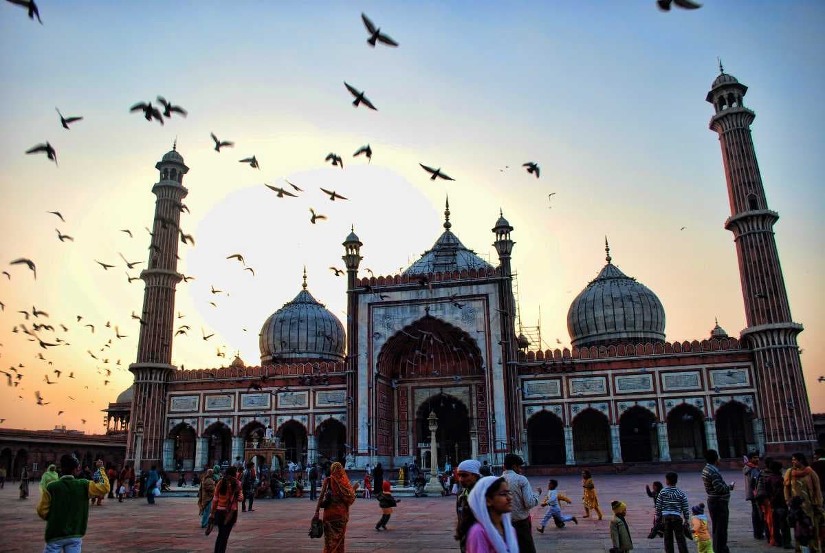 Jama Masjid - One of the Largest Mosques in India Built in 1656