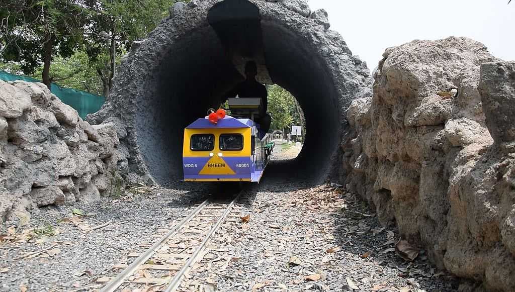 1:8 Scale toy train at the museum