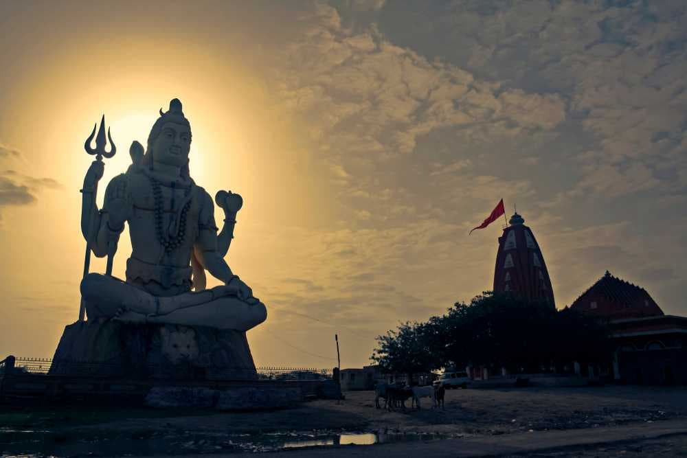 Sunset View of Nageshwar Jyotirlinga Temple, Dwaraka