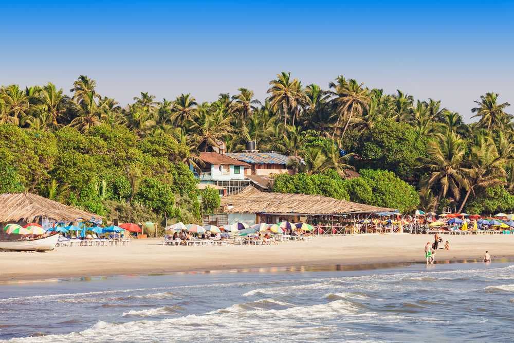 Beautiful View of Arambol Beach, Goa