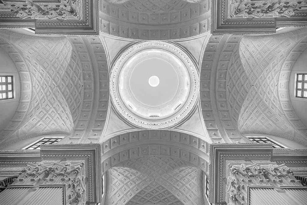 The dome of the church