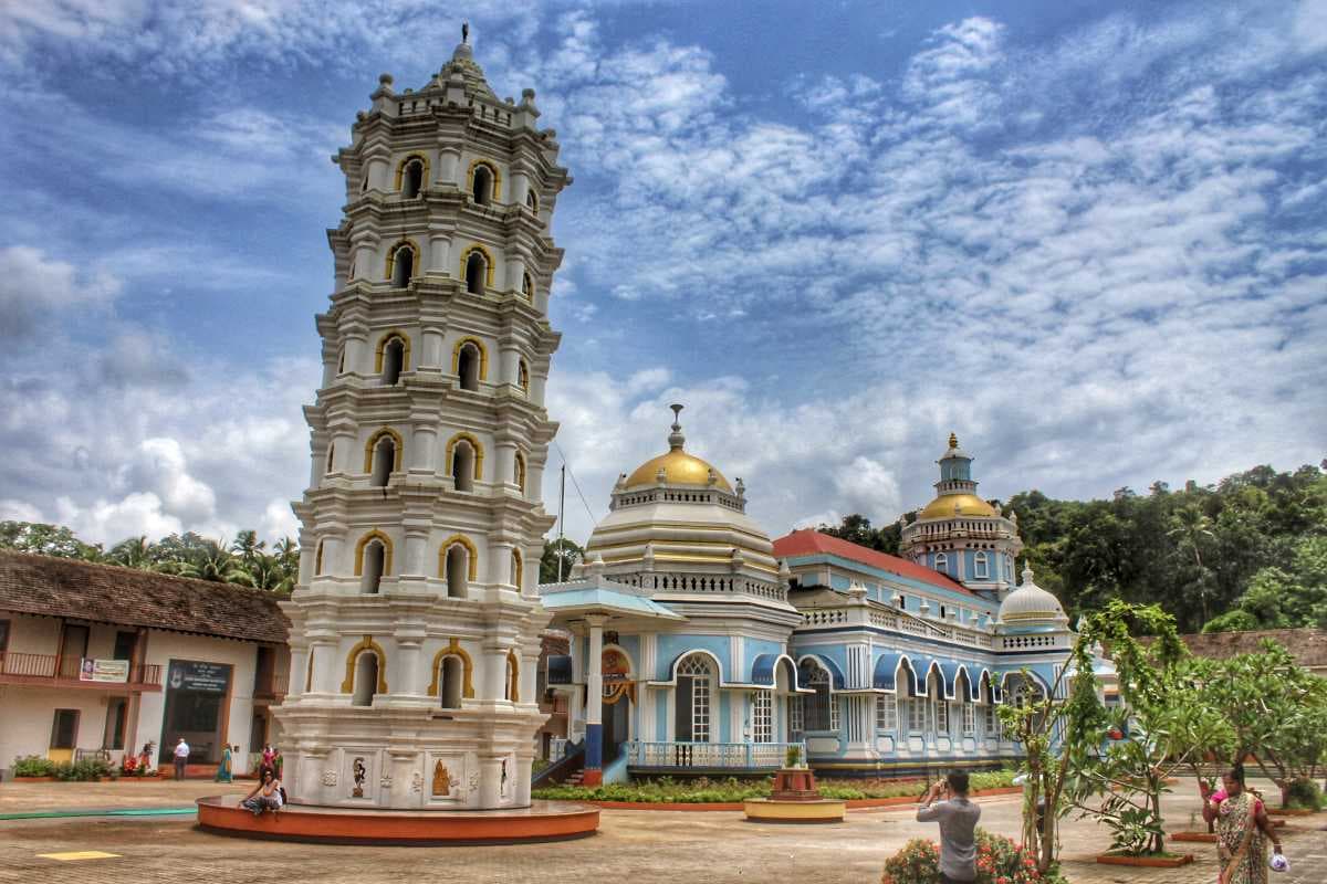 Scenic View of Mangeshi Temple in Goa